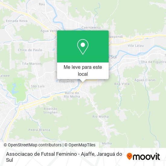 Associacao de Futsal Feminino - Ajaffe mapa