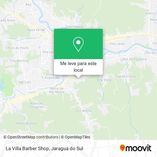 La Villa Barber Shop mapa