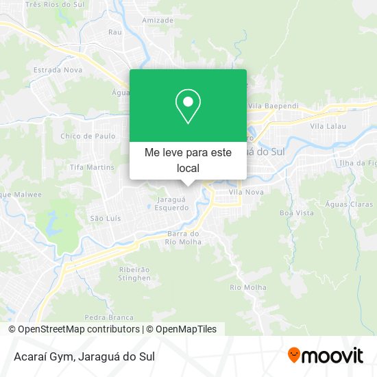 Acaraí Gym mapa