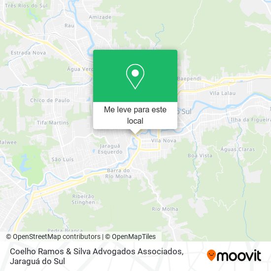 Coelho Ramos & Silva Advogados Associados mapa