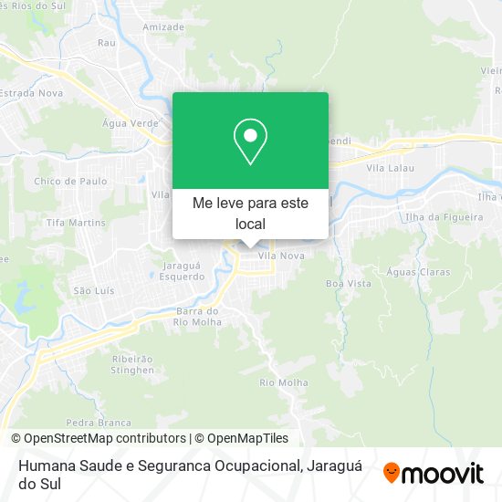 Humana Saude e Seguranca Ocupacional mapa