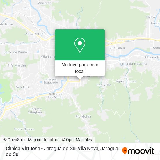 Clínica Virtuosa - Jaraguá do Sul Vila Nova mapa