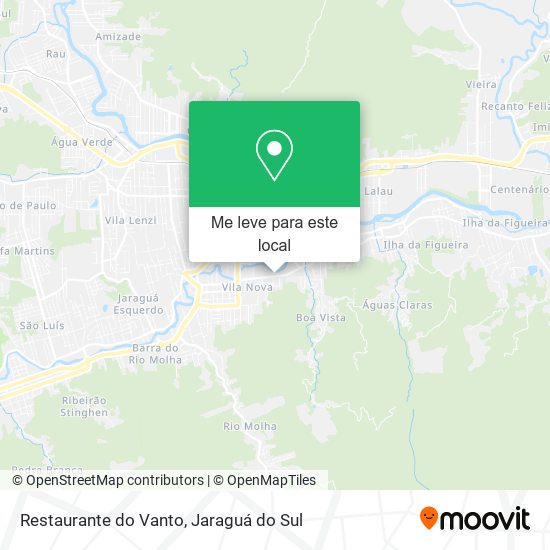 Restaurante do Vanto mapa