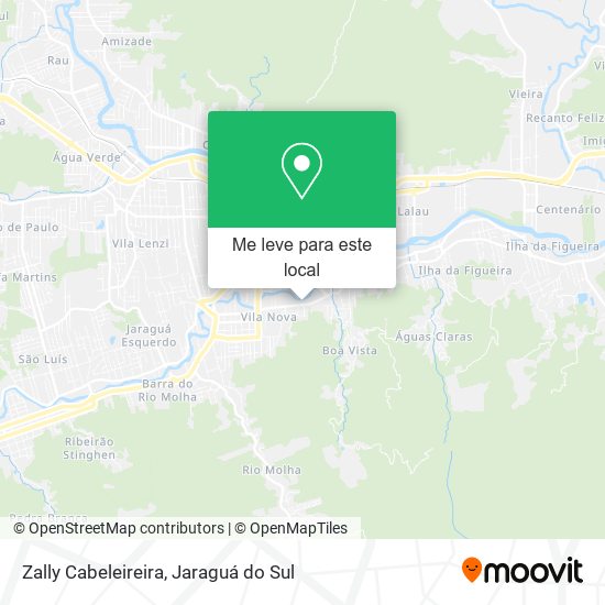 Zally Cabeleireira mapa