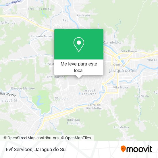 Evf Servicos mapa