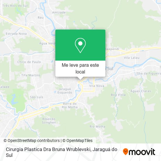 Cirurgia Plastica Dra Bruna Wrublevski mapa