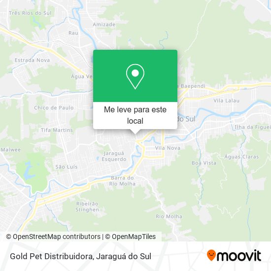 Gold Pet Distribuidora mapa