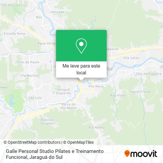 Galle Personal Studio Pilates e Treinamento Funcional mapa