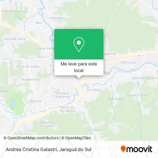 Andréa Cristina Galastri mapa