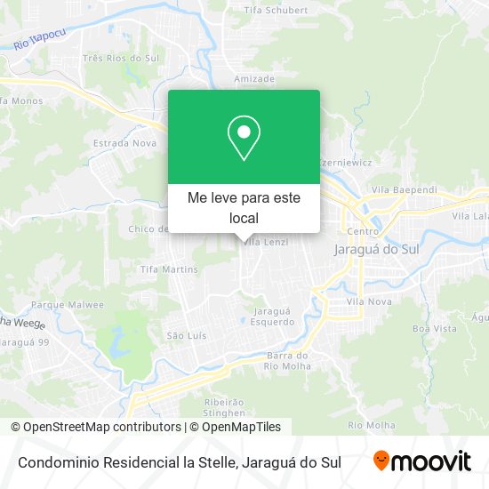 Condominio Residencial la Stelle mapa