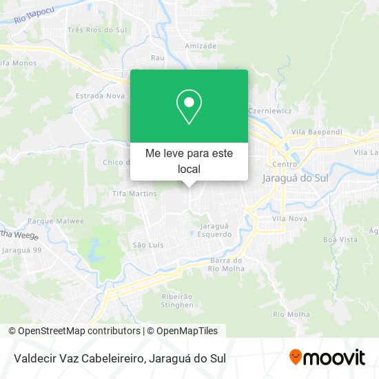 Valdecir Vaz Cabeleireiro mapa