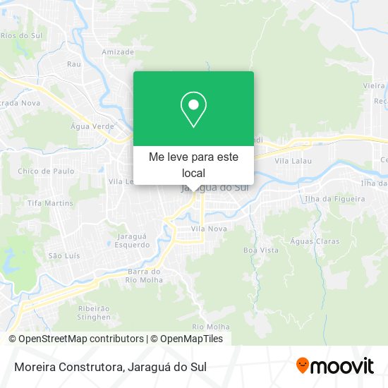 Moreira Construtora mapa