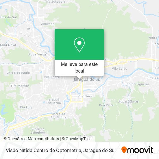 Visão Nítida Centro de Optometria mapa