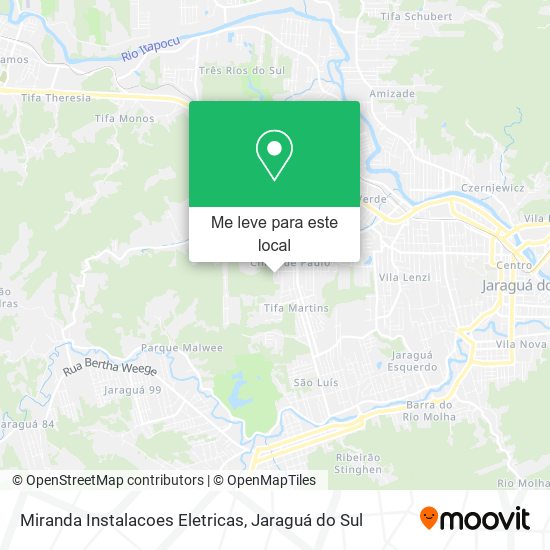 Miranda Instalacoes Eletricas mapa