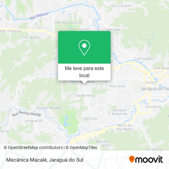 Mecânica Macalé mapa