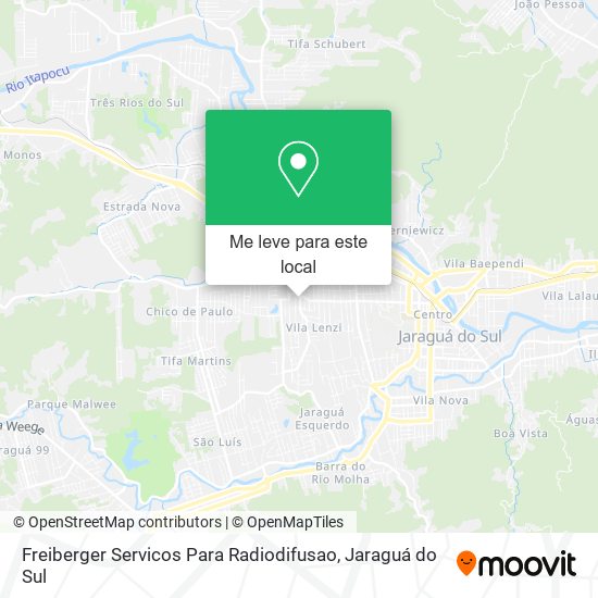 Freiberger Servicos Para Radiodifusao mapa