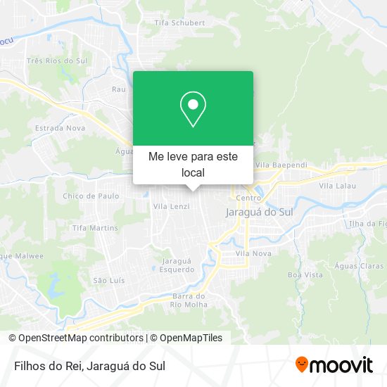 Filhos do Rei mapa