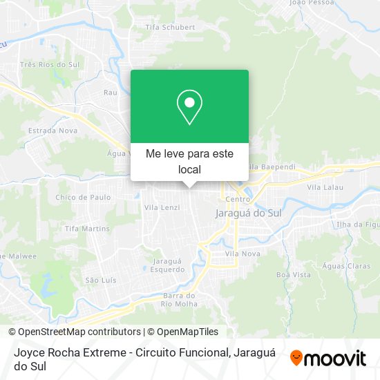 Joyce Rocha Extreme - Circuito Funcional mapa