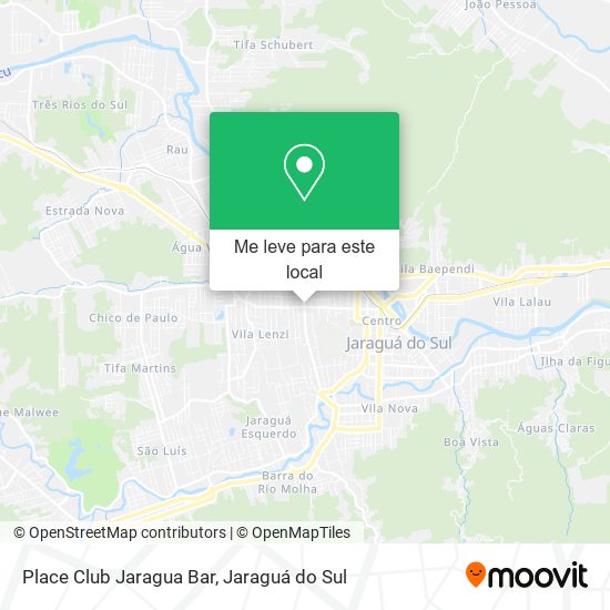 Place Club Jaragua Bar mapa