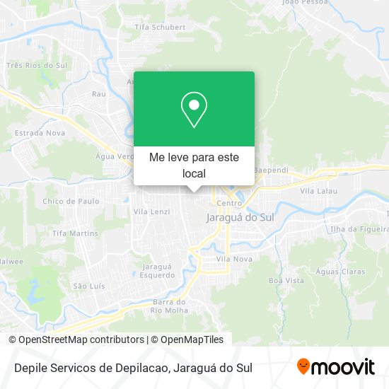 Depile Servicos de Depilacao mapa