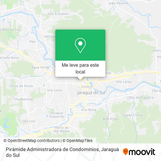 Pirâmide Administradora de Condomínios mapa