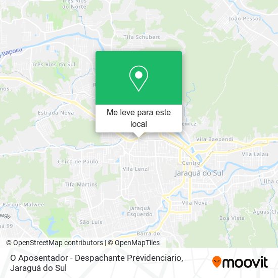 O Aposentador - Despachante Previdenciario mapa