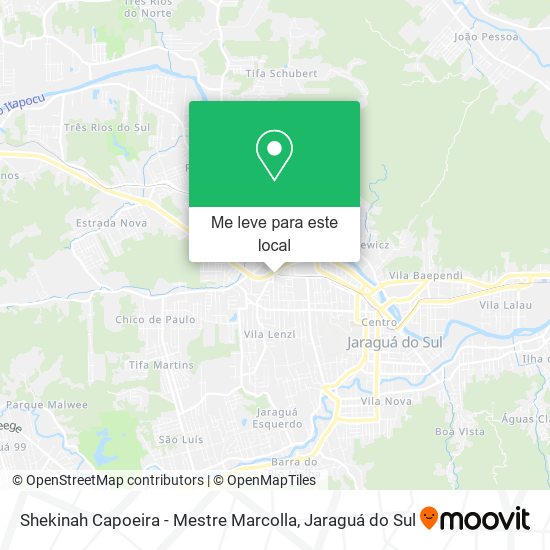 Shekinah Capoeira - Mestre Marcolla mapa