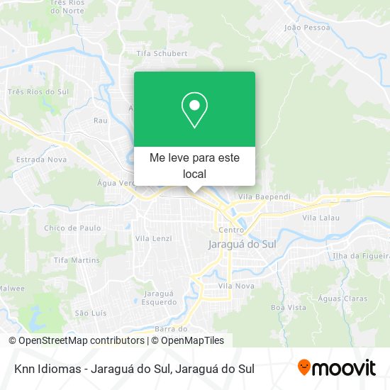 Knn Idiomas - Jaraguá do Sul mapa