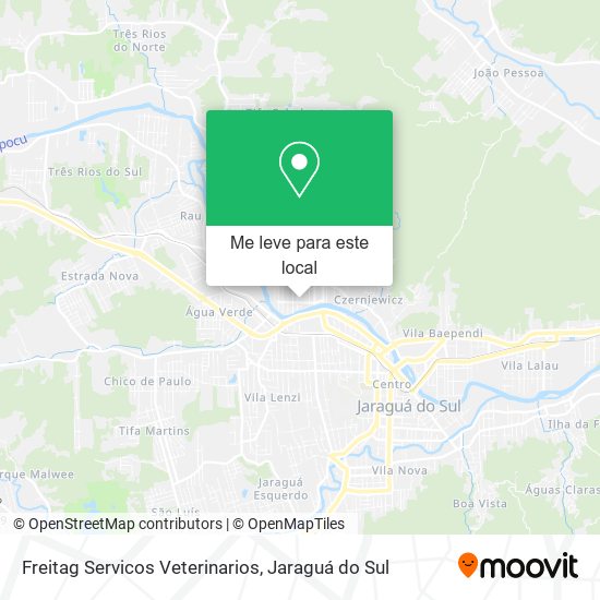 Freitag Servicos Veterinarios mapa