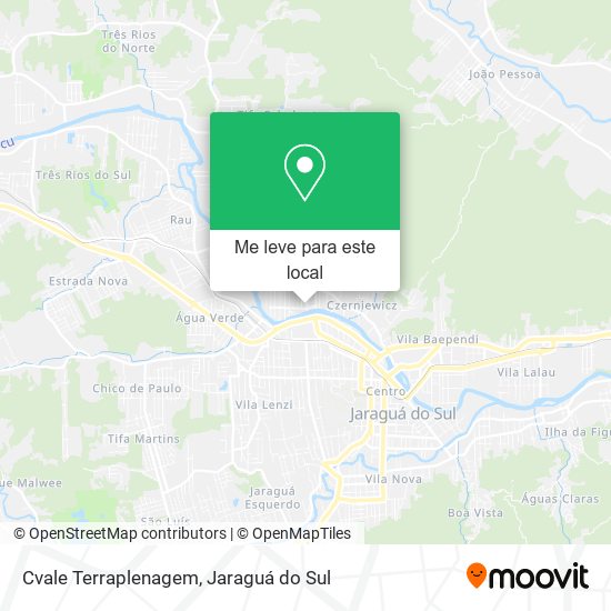 Cvale Terraplenagem mapa