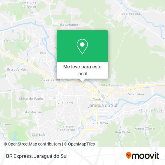 BR Express mapa