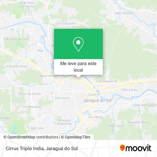 Cirrus Triplo India mapa