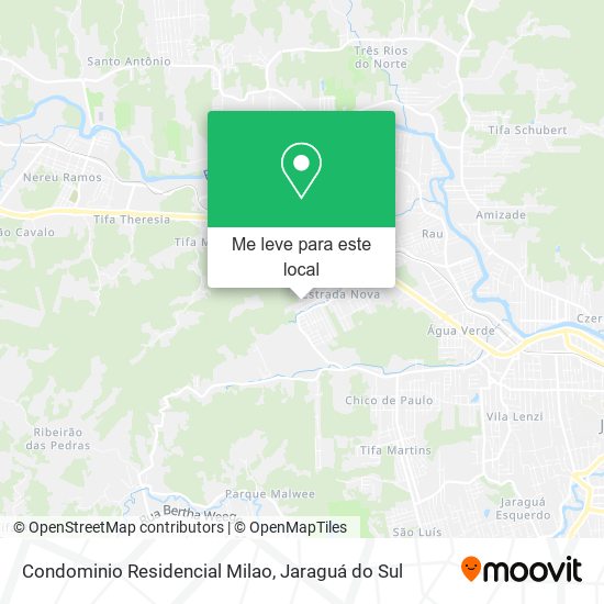 Condominio Residencial Milao mapa