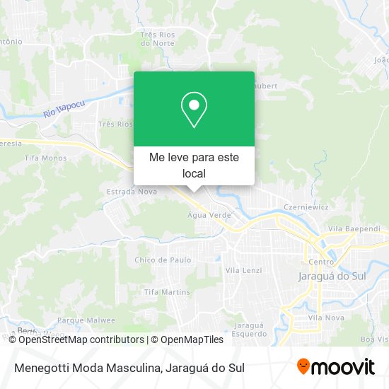 Menegotti Moda Masculina mapa