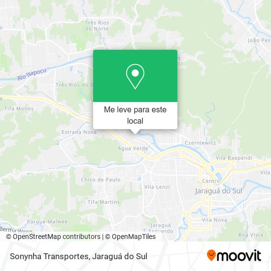 Sonynha Transportes mapa