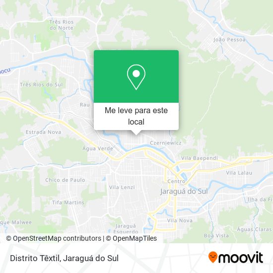 Distrito Têxtil mapa