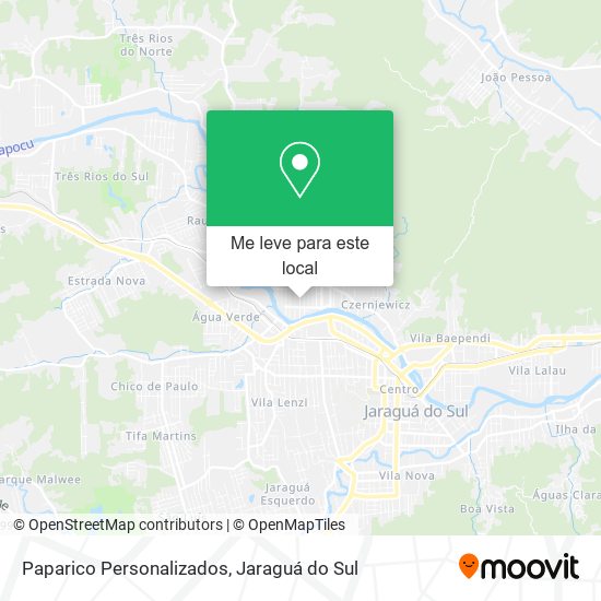 Paparico Personalizados mapa