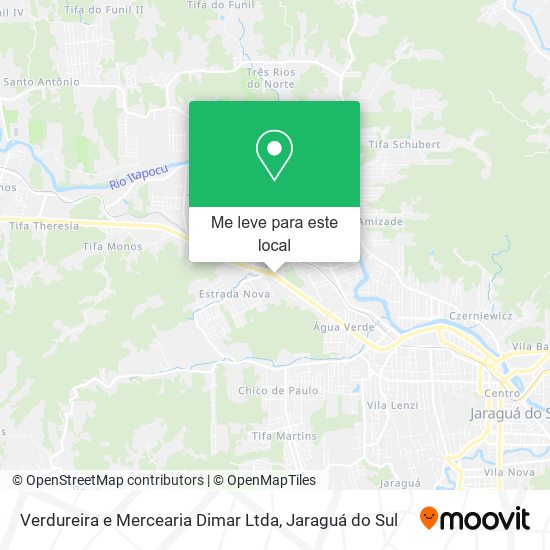 Verdureira e Mercearia Dimar Ltda mapa