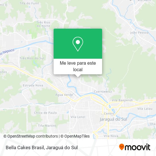 Bella Cakes Brasil mapa