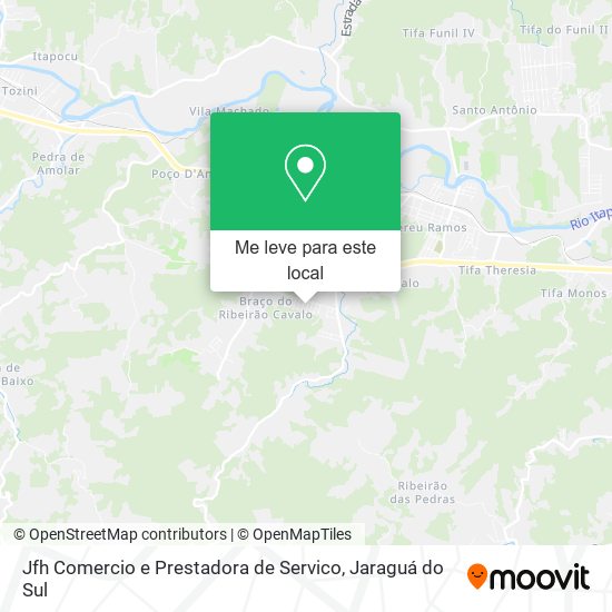 Jfh Comercio e Prestadora de Servico mapa