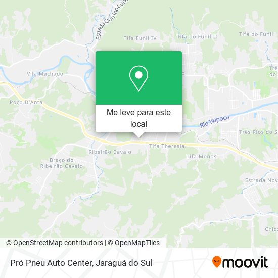 Pró Pneu Auto Center mapa