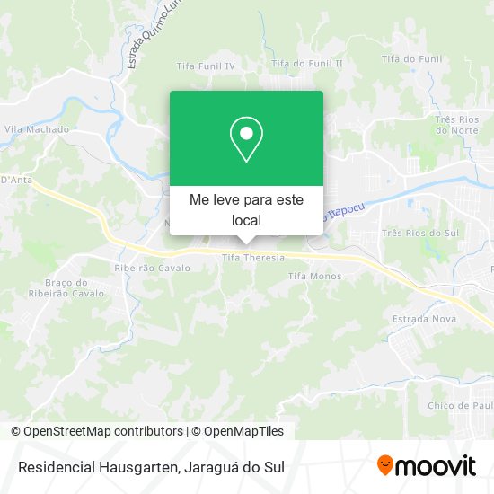 Residencial Hausgarten mapa