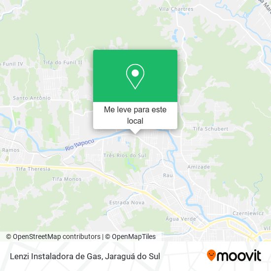 Lenzi Instaladora de Gas mapa