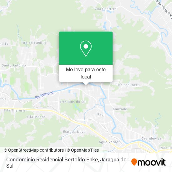 Condominio Residencial Bertoldo Enke mapa