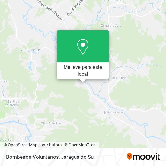 Bombeiros Voluntarios mapa