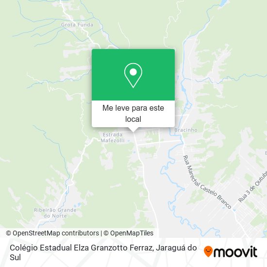 Colégio Estadual Elza Granzotto Ferraz mapa
