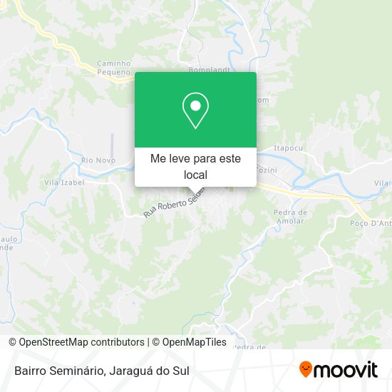Bairro Seminário mapa
