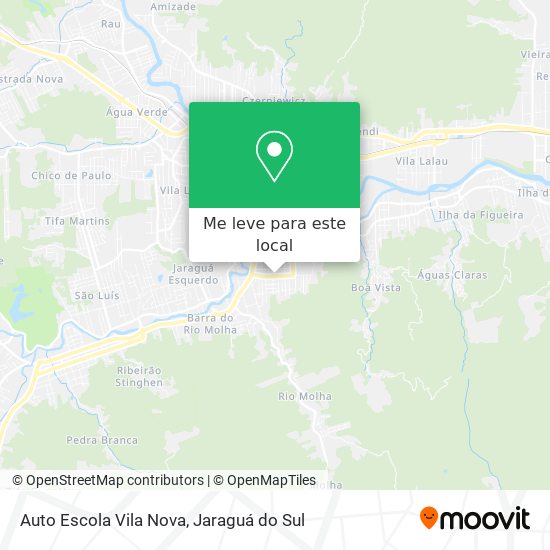 Auto Escola Vila Nova mapa