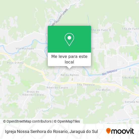 Igreja Nossa Senhora do Rosario mapa