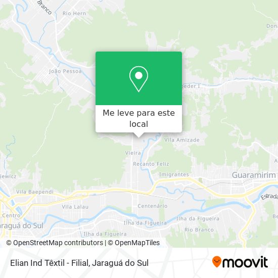 Elian Ind Têxtil - Filial mapa